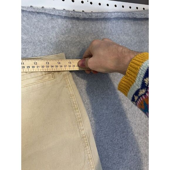 J crew slim wide leg pants womens 30 khaki brown trouser cropped - Picture 6 of 10